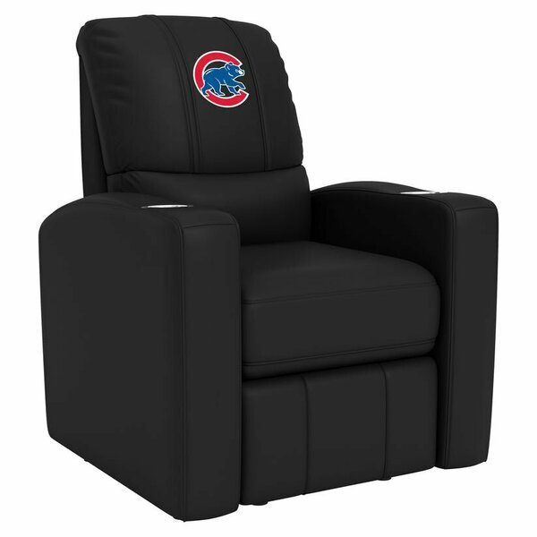 Stealth Recliner with Chicago Cubs Secondary Logo, Dreamseat, Mfr#: XZ52082CDSMHTBLK-PSMLB20041
